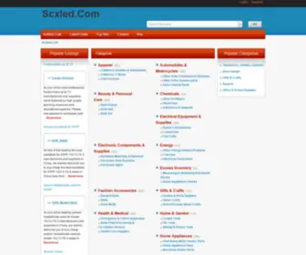 SCxled.com(Scxled) Screenshot