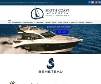 Scyachts.com Screenshot