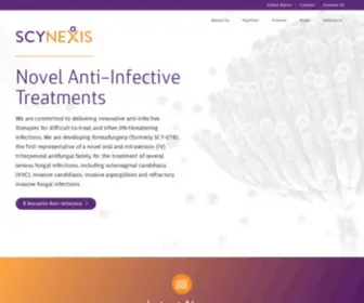 SCynexis.com(SCYNEXIS, Inc) Screenshot