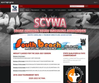 Scyouthwrestling.net(SCYWA) Screenshot