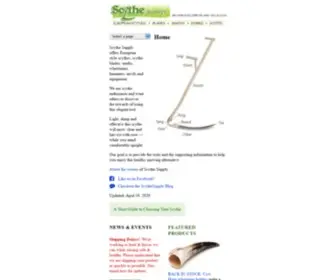 SCYthesupply.com(Scythe Supply) Screenshot