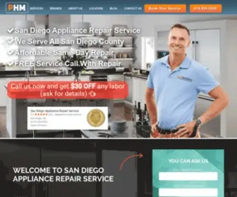 SD-Appliancerepair.com(San Diego Appliance Repair) Screenshot