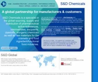 SD-Chemicals.com(Site Pending) Screenshot