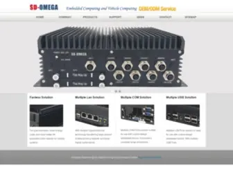 SD-Omega.com(Manufacturer of Car PC) Screenshot