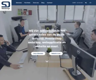SD-Webdesign.nl(Prestashop webshops en Wordpress websites) Screenshot