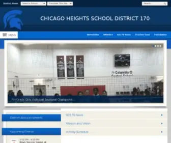 SD170.com(Chicago Heights School District 170) Screenshot