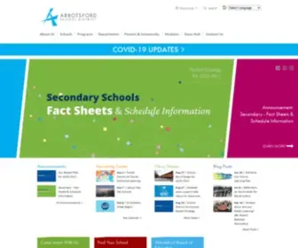 SD34.bc.ca(Abbotsford School District) Screenshot