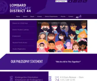 SD44.org(Lombard School District 44) Screenshot