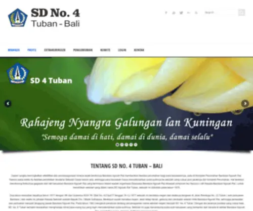 SD4Tuban-Bali.sch.id(SD 4 Tuban) Screenshot