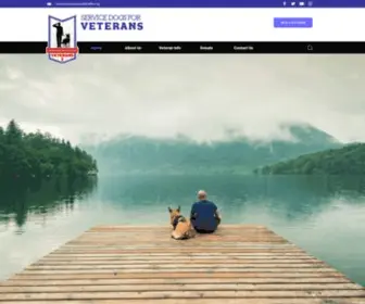 SD4V.org(Service Dogs for Veterans mission) Screenshot