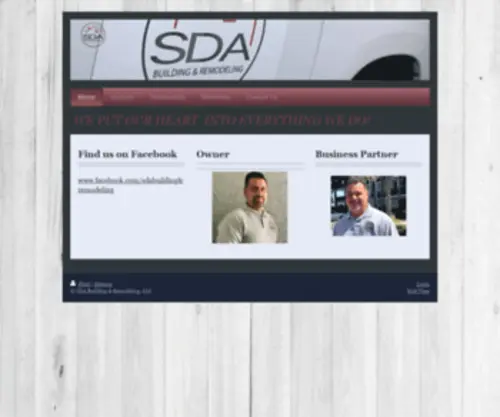 Sda-Usa.com(SDA Building & Remodeling) Screenshot