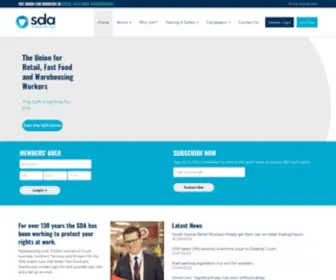 Sda.com.au(SDA SA & NT) Screenshot