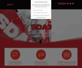 Sdaj-Netz.de(Sozialistische Deutsche Arbeiterjugend) Screenshot