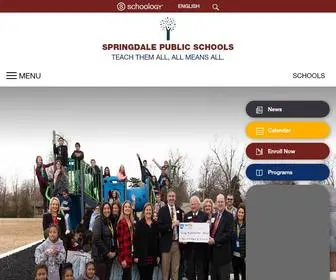 Sdale.org(Springdale Public Schools) Screenshot