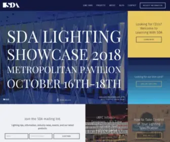 Sdalighting.com(SDA Lighting & Controls) Screenshot