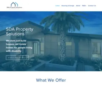 Sdaproperty.com.au(SDA Property Solutions) Screenshot