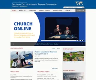 Sdarm.org(Seventh Day Adventist Reform Movement) Screenshot