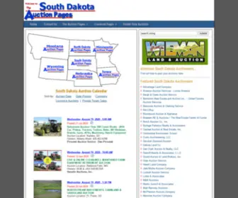 Sdauctions.com(South Dakota Auction Pages) Screenshot
