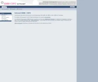 SDBB-Csfo.ch(WebWeaver®) Screenshot