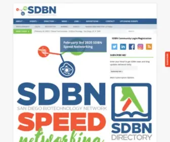 SDBN.org(Life Science Events) Screenshot