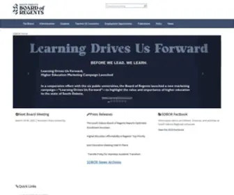 Sdbor.edu(Learning Drives Us Forward) Screenshot