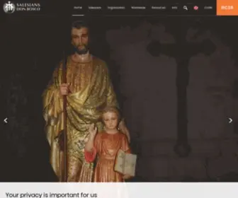 SDB.org(Il sito ufficiale dei Salesiani Don Bosco. Storia) Screenshot