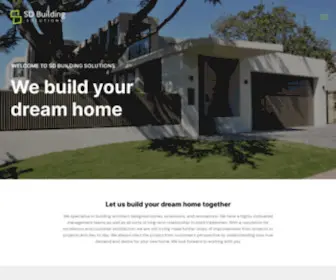 Sdbuild.com.au(SD Building Solutions) Screenshot