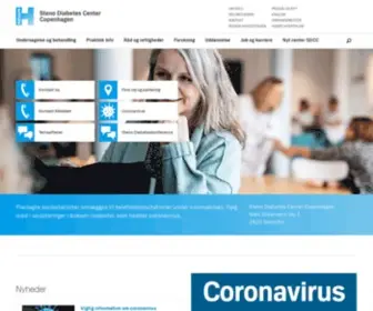 SDCC.dk(Steno Diabetes Center Copenhagen) Screenshot