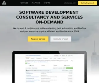 SDclabs.com(Software Development Services On) Screenshot