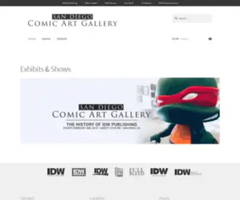 Sdcomicartgallery.com(A unique) Screenshot