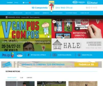 Sdcompostela.com(SD Compostela) Screenshot