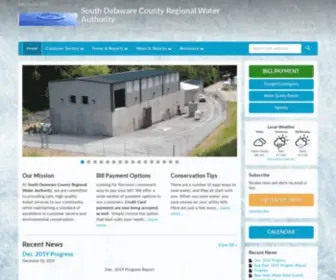 SDCrwa.com(South Delaware County Regional Water Authority) Screenshot