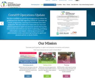 SDCSP.ie(South Dublin County Sport Partnership) Screenshot