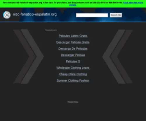 SDD-Fanatico-Espalatin.org(SDD Fanatico Espalatin) Screenshot