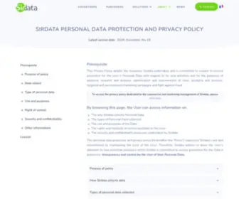 Sddan.com(Personal data protection and privacy policy) Screenshot