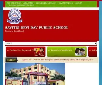 SddavJamtara.co.in(SAVITRI DEVI DAV PUBLIC SCHOOL) Screenshot