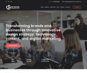 Sddigitalcommunication.com(PS Digitise LLP) Screenshot