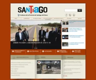 Sde.gov.ar(Gobierno de Santiago del Estero) Screenshot