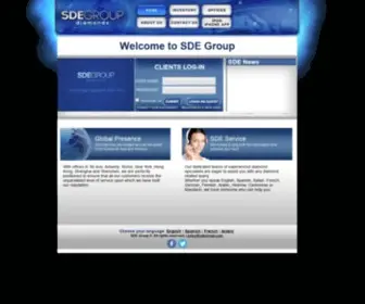 Sdegroup.com(SDE Group) Screenshot