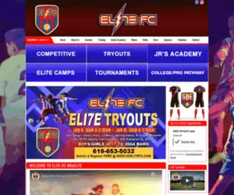 Sdelitefc.com(ELI7E FC) Screenshot