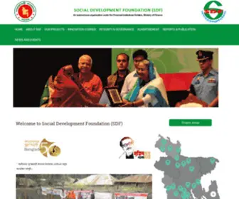 SDFBD.org(Social Development Foundation (SDF)) Screenshot