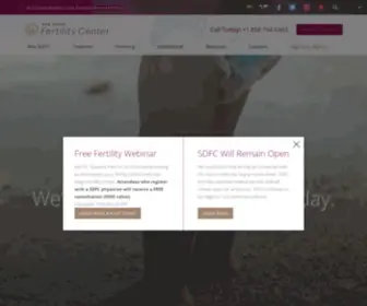 Sdfertility.com(San diego fertility center®) Screenshot