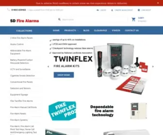 Sdfirealarms.co.uk(SD Fire Alarms) Screenshot