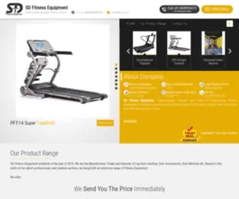 Sdfitnessequipment.in(SD Fitness Equipment) Screenshot