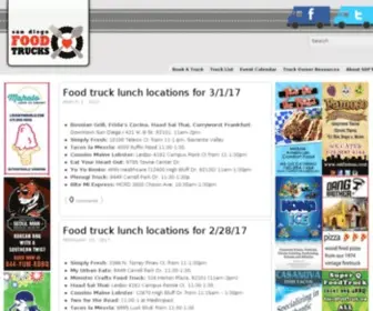 Sdfoodtrucks.com(San Diego Food Trucks) Screenshot