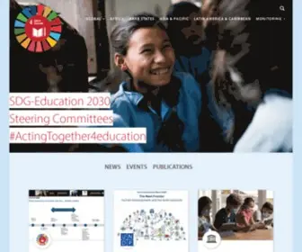 SDG4Education2030.org(Education within the 2030 Agenda for Sustainable Development) Screenshot