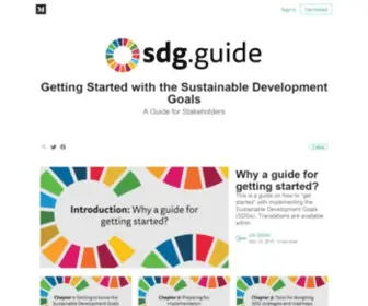 SDG.guide(SDG guide) Screenshot