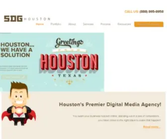 SDghouston.com(Houston Web Design and Digital Marketing Agency) Screenshot