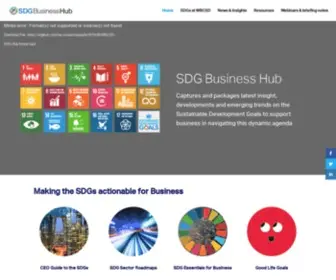 SDghub.com(SDG Business Hub) Screenshot