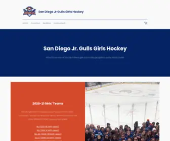 Sdgirlshockey.com(San Diego Angels Girls Hockey) Screenshot